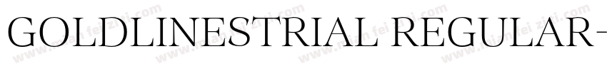 GoldLinesTrial Regular字体转换